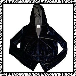 Victorias Secret Pink Velour Zip Up